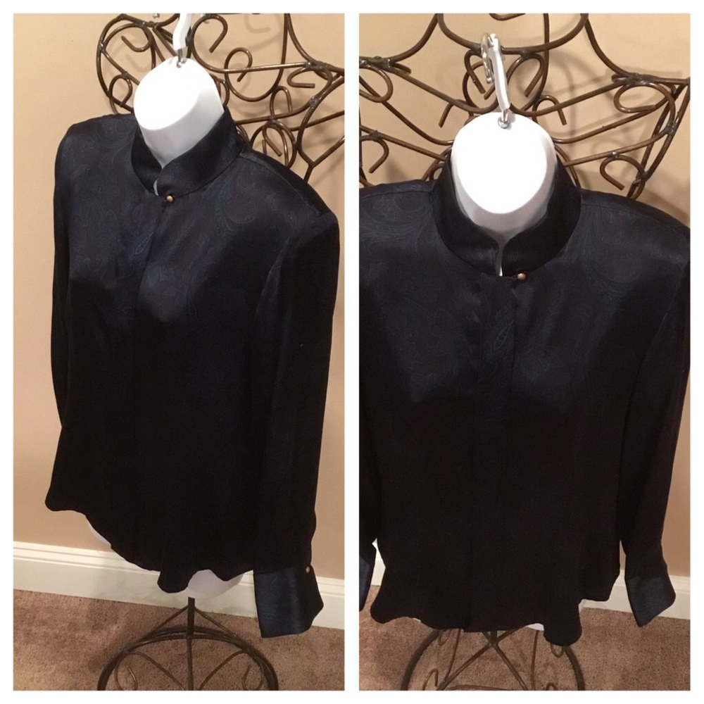 LINDA ALLARD ELLEN TRACY BLOUSE